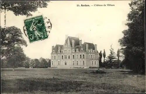 Ak Ardon Loiret, Château de Villiers