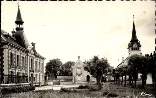 Ak Charny Lothringen Meuse, La Mairie