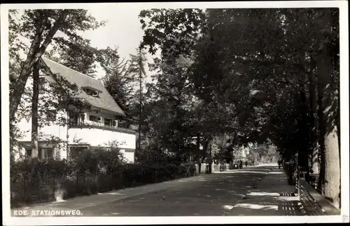 Ak Ede Gelderland, Stationsweg