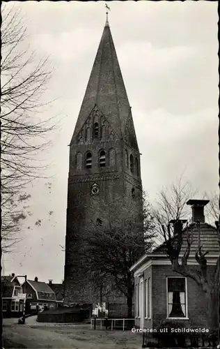Ak Schildwolde Groningen, Kerk