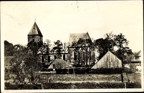 Ak Vries Tynaarlo Drenthe, Ned. Kerk