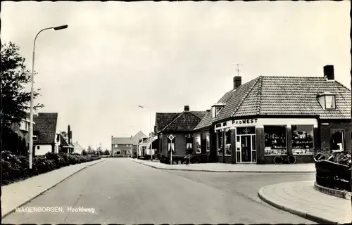 Ak Wagenborgen Groningen Niederlande, Hoofdweg