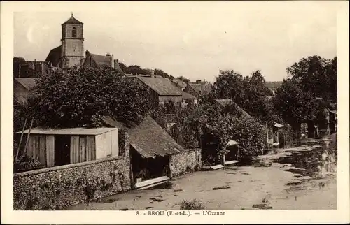 Ak Brou Eure et Loir, L'Ozanne