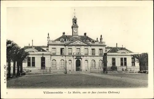 Ak Villemomble Seine Saint Denis, La Marie, vue de face, ancien Chateau