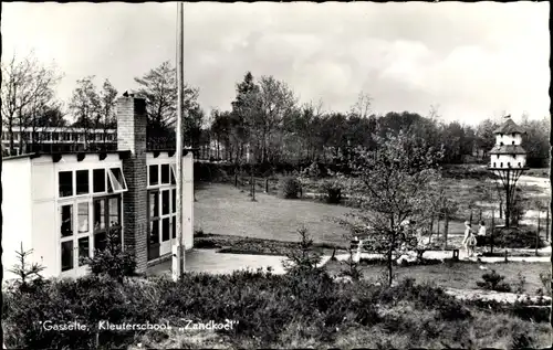 Ak Gasselte Drenthe, Kleuterschool Zandkoel