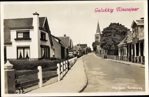 Ak Warffum Groningen Niederlande, Torenweg