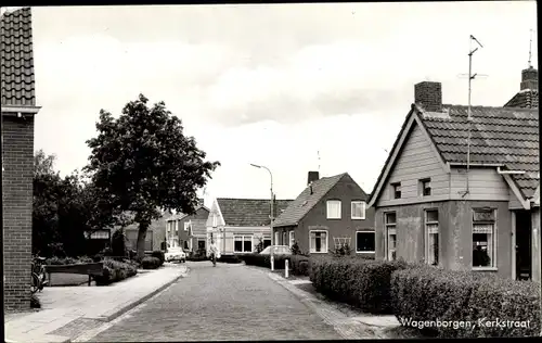 Ak Wagenborgen Groningen Niederlande, Kerkstraat