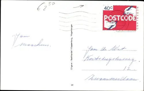 Ak Wagenborgen Groningen Niederlande, Hoofdweg