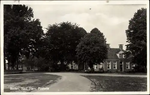 Ak Roden Drenthe Niederlande, Ned. Herv. Pastorie