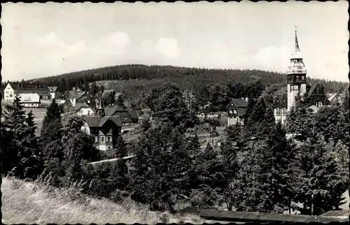 Ak Tannenbergsthal Muldenhammer im Vogtland, Panorama