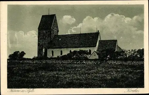 Ak Keitum auf Sylt, Kirche