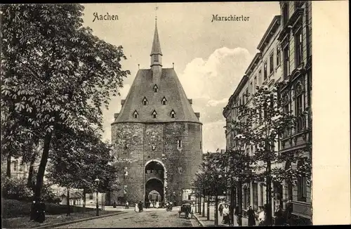 Ak Aachen in Nordrhein Westfalen, Marschiertor