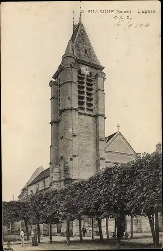 Ak Villejuif Val de Marne, L´Église