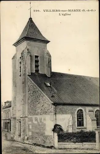 Ak Villiers sur Marne Val de Marne, L´Église