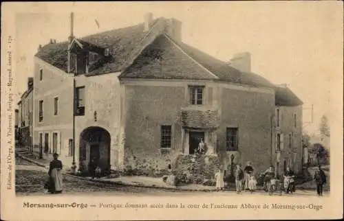 Ak Morsang sur Orge, Portique sur la Cour de l´Ancienne Abbaye de Morsang sur Orge