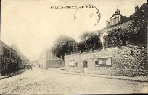 Ak Mareil en France Val-d’Oise, La Mairie