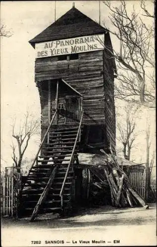 Ak Sannois Val d’Oise, Les Vieux Moulin