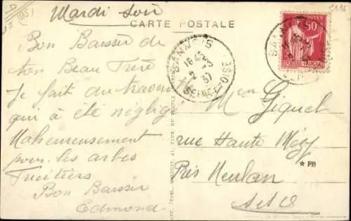 Ak Sannois Val d’Oise, Les Vieux Moulin