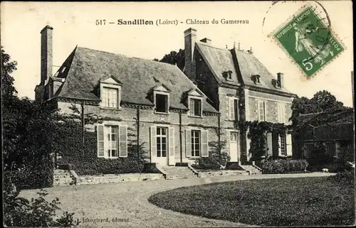 Ak Sandillon Loiret, Château de Gamereau