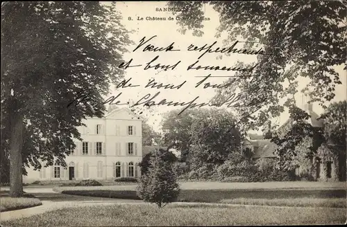 Ak Sandillon Loiret, Château de Champvallins
