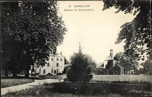 Ak Sandillon Loiret, Château de Champvallins