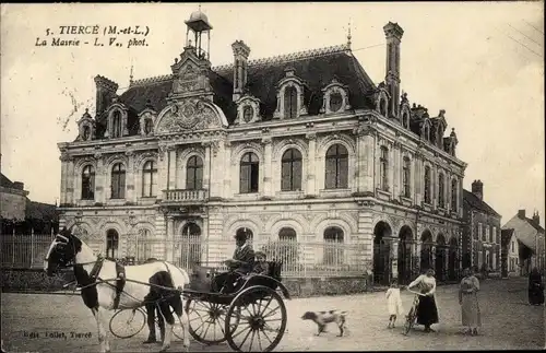 Ak Tiercé Maine et Loire, La Mairie