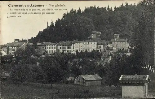 Ak Clermont en Argonne Lothringen Meuse, Vue generale