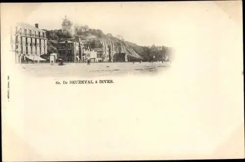 Ak Dives Calvados, De Beuzeval à Dives, Panorama