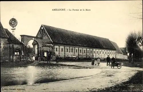 Ak Amecourt Eure, La Ferme et la Mare, Windrad