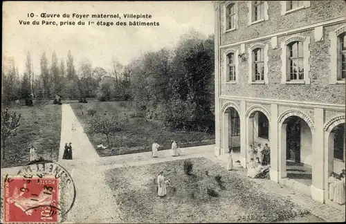 Ak Villepinte Seine-Saint-Denis, Vue du Parc, prise du 1er etage des batiments