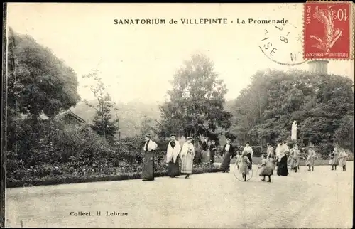 Ak Villepinte Seine-Saint-Denis, Sanatorium, La Promenade