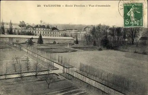 Ak Vaujours Seine Saint Denis, Ecole Fenelon, Vue d'ensemble