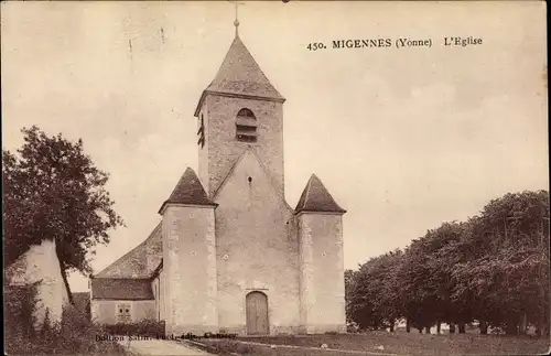 Ak Migennes Yonne, L'Eglise