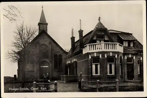 Ak Hoogersmilde Drenthe Niederlande, Geref. Kerk