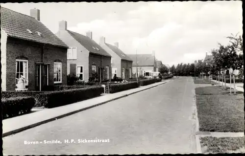 Ak Bovensmilde Drenthe, H. P. Sickensstraat