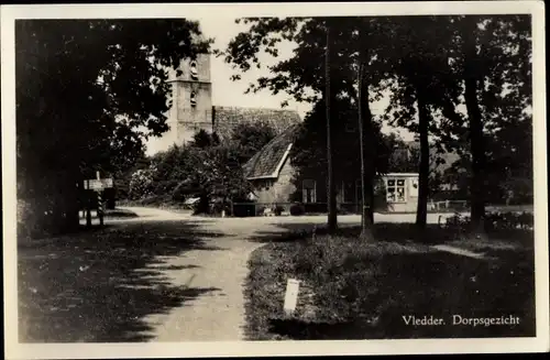 Ak Vledder Drenthe, Dorpsgezicht