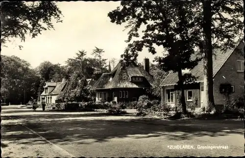 Ak Zuidlaren Drenthe Niederlande, Groningerstraat