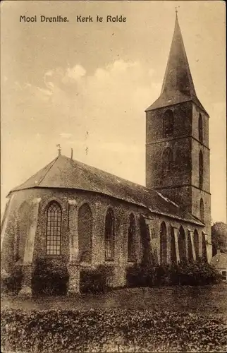 Ak Rolde Drenthe Niederlande, Kerk te Rolde