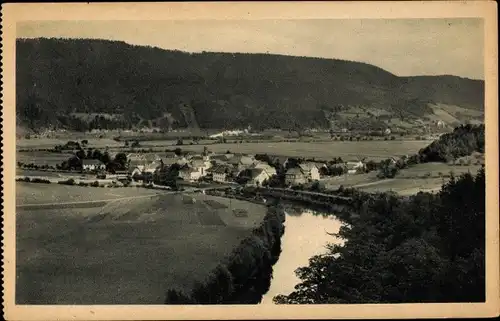 Ak Weißenburg an der Saale Thüringen, Panorama vom Ort, Blick vom Schloss, Kinderheim
