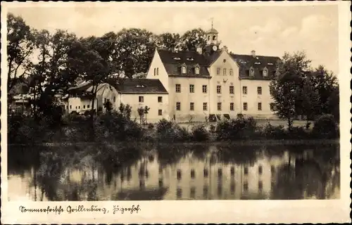 Ak Grillenburg Tharandt im Tharandter Wald, Gasthof Grillenburg