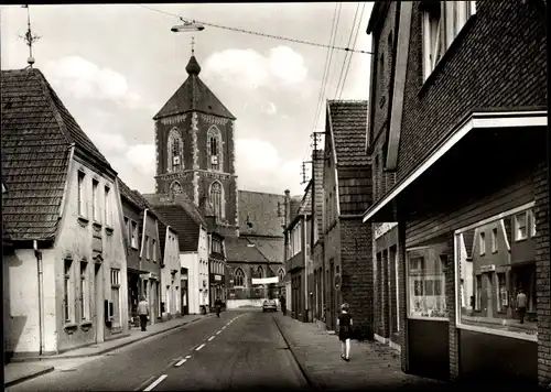 Ak Ramsdorf Velen Münsterland, Walburgiskirche, Geschäft