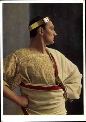 Ak Oberammergau Oberbayern, Passionsspiel 1934, Pilatus, Darsteller Melchior Breitsamter