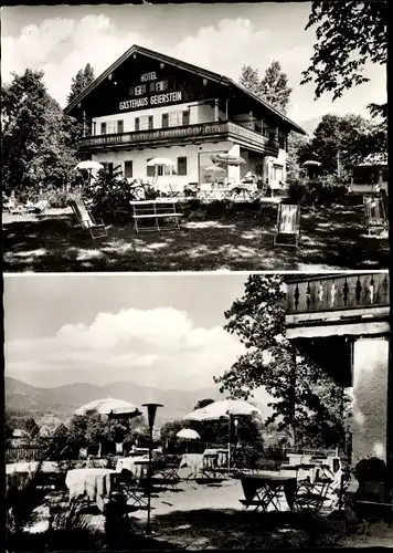 Ak Lenggries in Oberbayern, Hotel Gästehaus Geierstein
