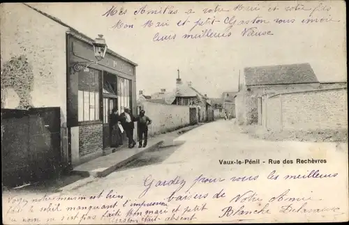 Ak Vaux-le-Pénil Seine et Marne, Rue des Rechèvres