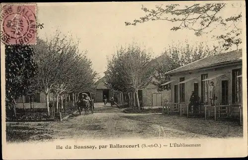 Ak Ballancourt Essonne, Ile du Saussay L´Établissement