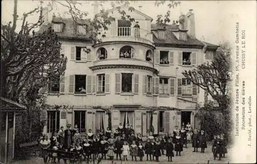 Ak Choisy Le Roi Val de Marne, Institution de Jeunes Filles, Avenue Gambetta