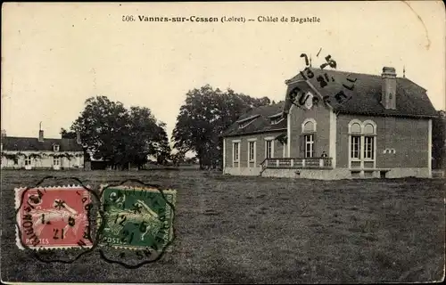 Ak Vannes sur Cosson Loiret, Chalet de Bagatelle