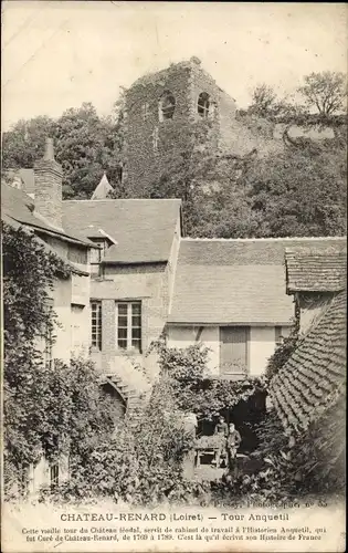 Ak Chateau Renard Loiret, Tour Anquetil