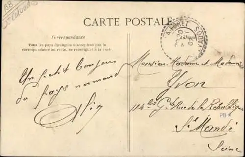 Ak Isigny sur Mer Calvados, Château d´Épinay