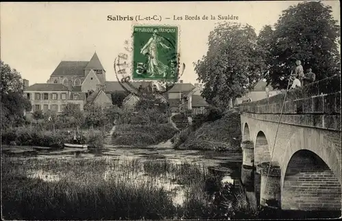 Ak Salbris Loir et Cher, Les Bords de la Sauldre